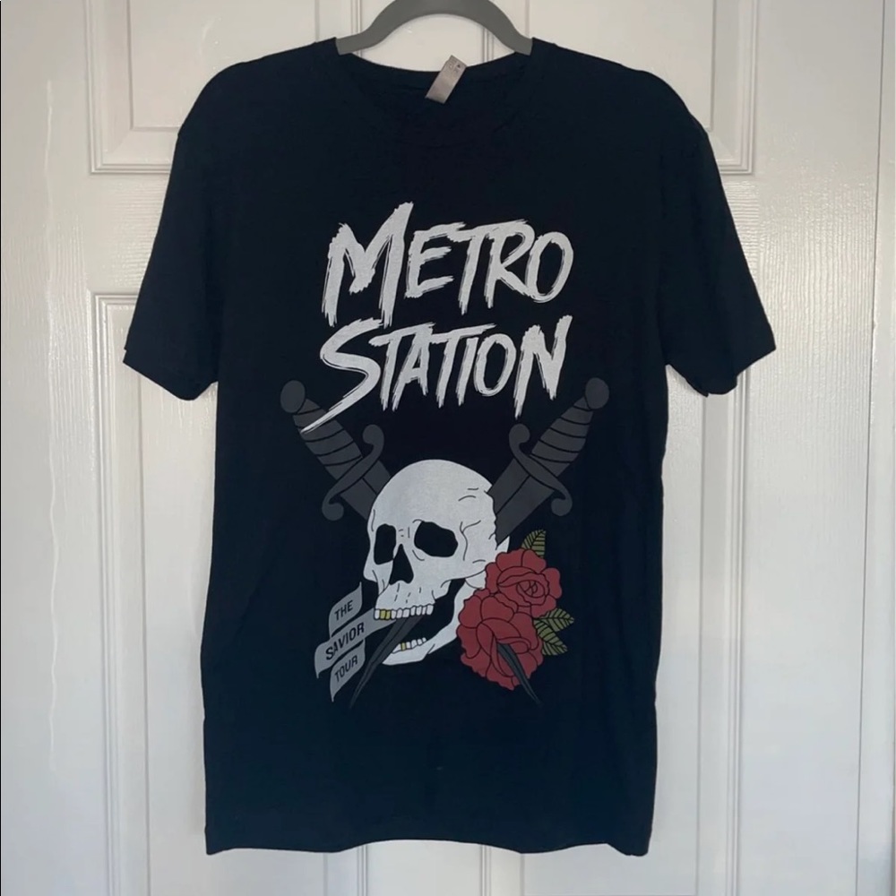 Metro Station The Savior Tour Band T-shirt